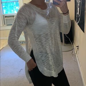 Light weight cream sweater